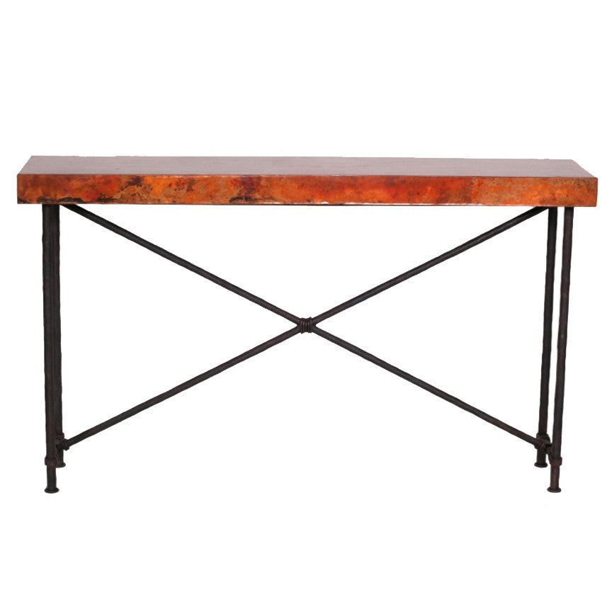 Burlington Console Table / Base -60x14-Iron Accents
