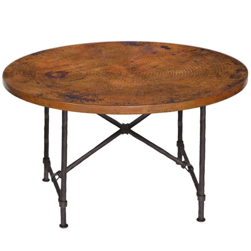 Burlington Dining Table / Base -48"-Iron Accents