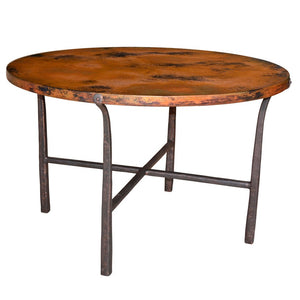 Cameron Dining Table / Base -48"-Iron Accents