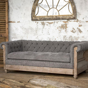 Capital Hotel Chesterfield Sofa-Iron Accents