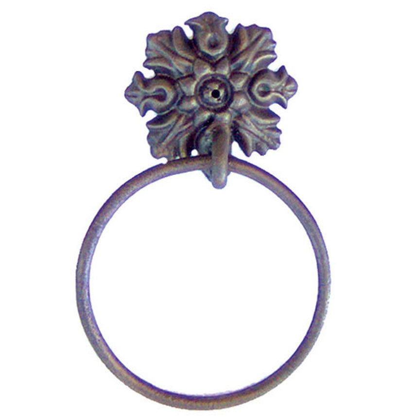 Carlyle Towel Ring-Iron Accents