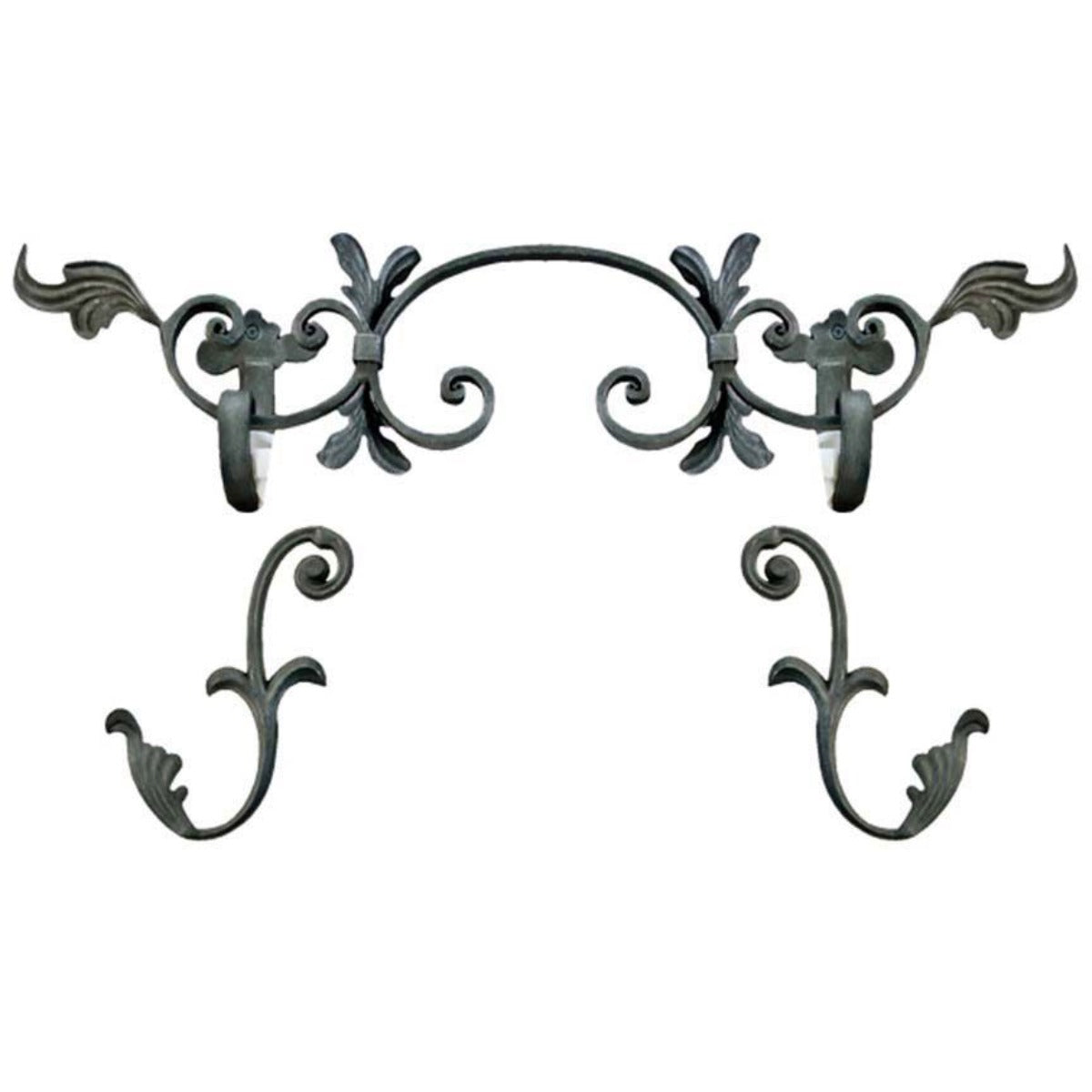 Casablanca Drapery Treatment-Iron Accents