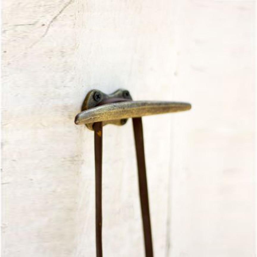 Cast Iron Cleat - Antique Brass-Discontinued | Iron Accents