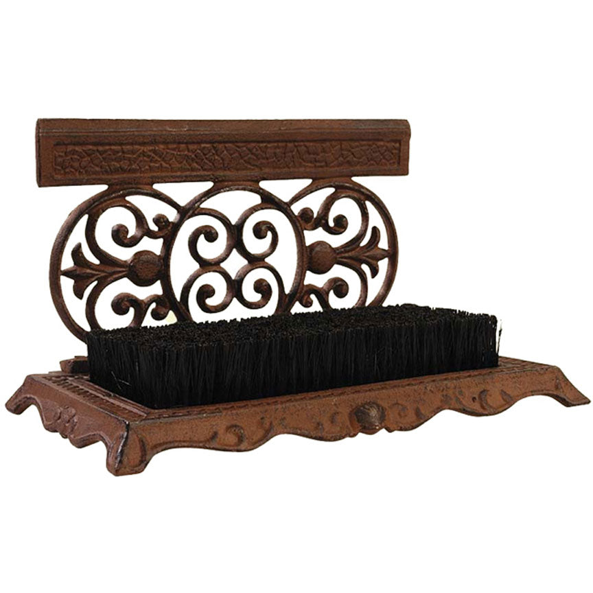 Cast Iron Shoe Scraper-Iron Accents