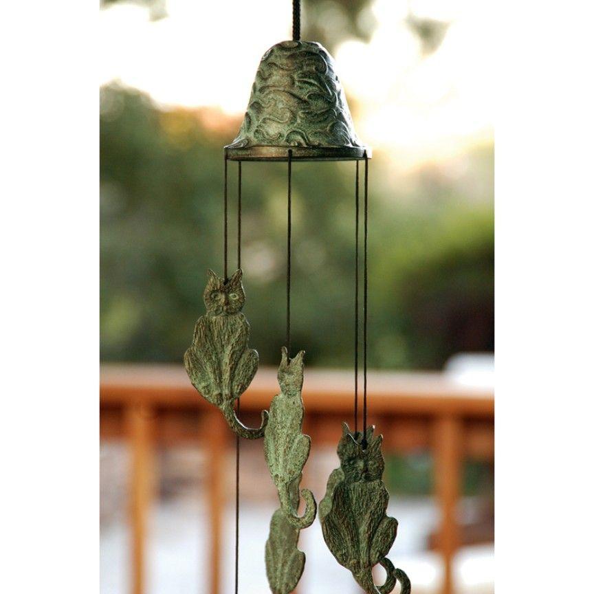 Cat Wind Chime-Garden | Iron Accents