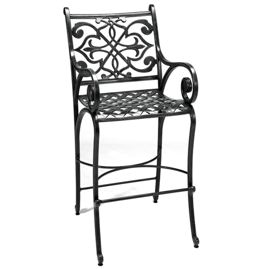 Catalina Bar Stool (Set-2)-Iron Accents