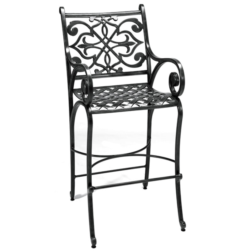 Catalina Patio Bar Stool Iron Accents