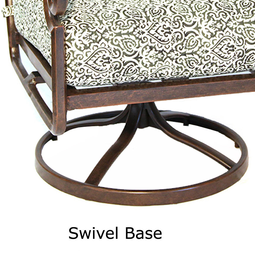 Catalina Deep Seating Chair-Iron Accents