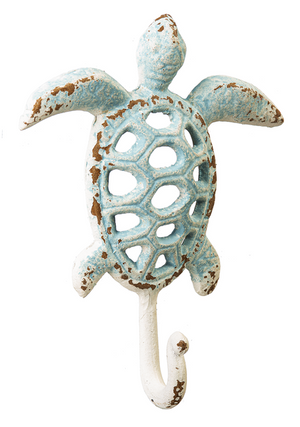 Turtle Shell Wall Hooks (Set-3)-Iron Accents