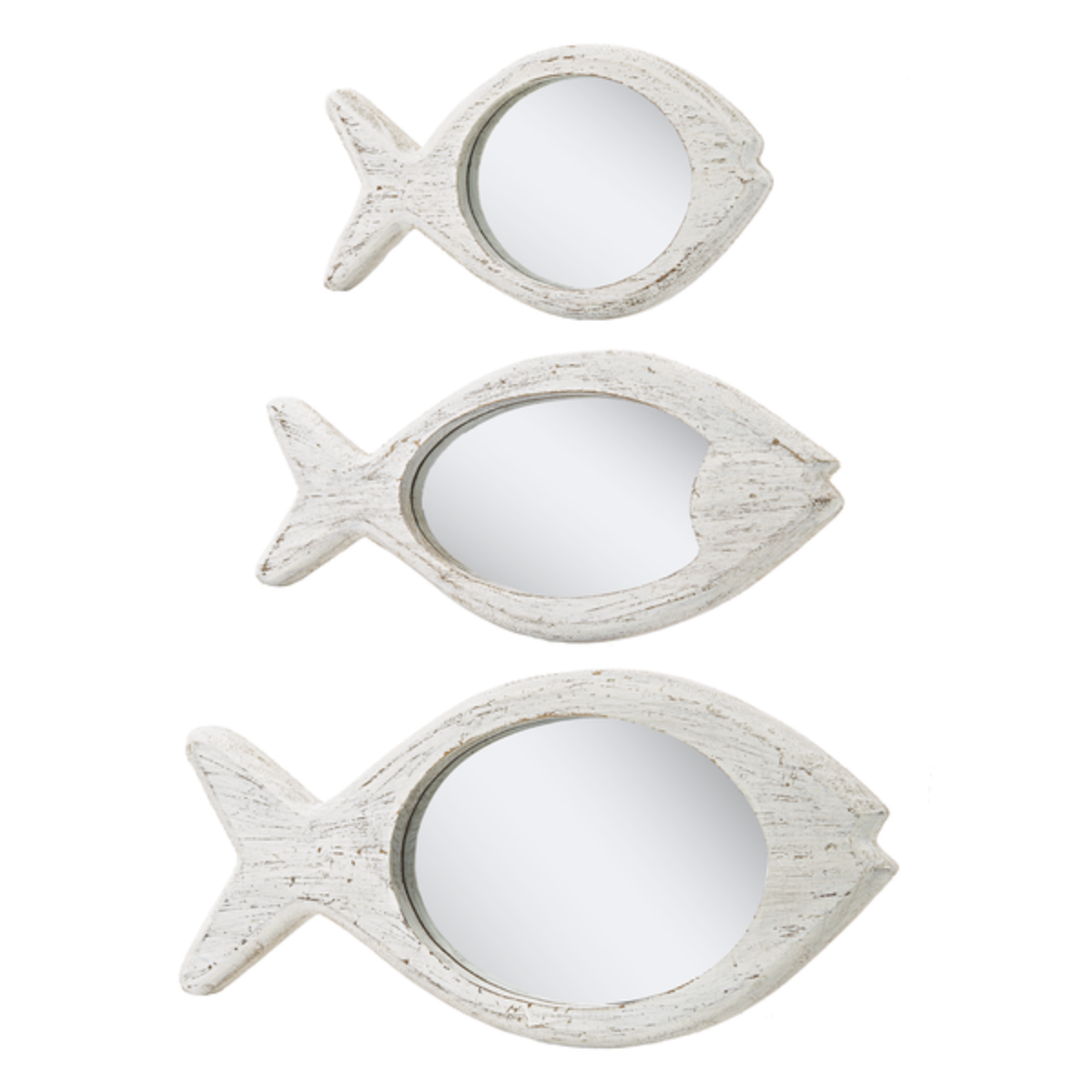 Wooden Fish Mirrors