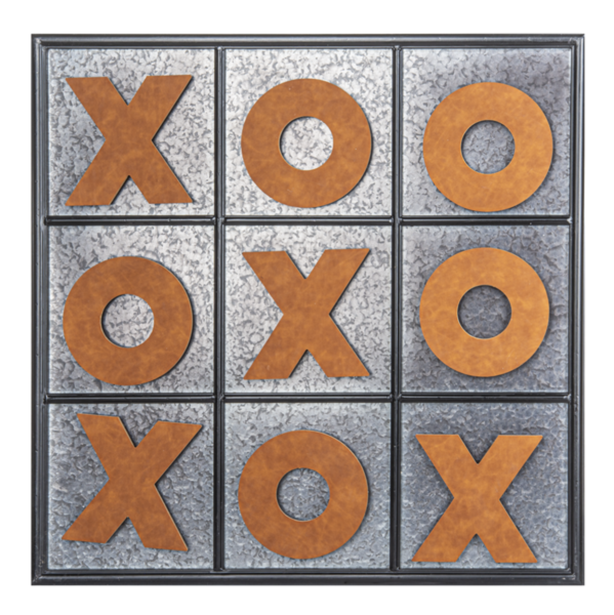 Faux Leather Tic-Tac-Toe Board