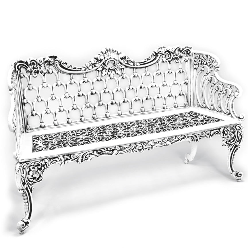 Colonial Bench - Large-Iron Accents