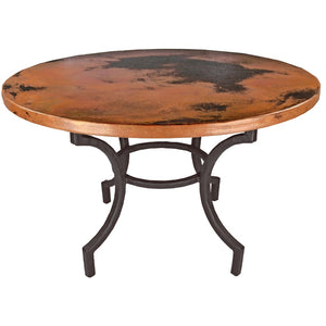 Corinthian Dining Table / Base -48"-Iron Accents