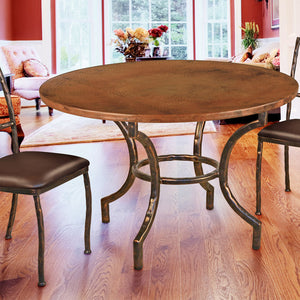 Corinthian Dining Table / Base -48"-Iron Accents