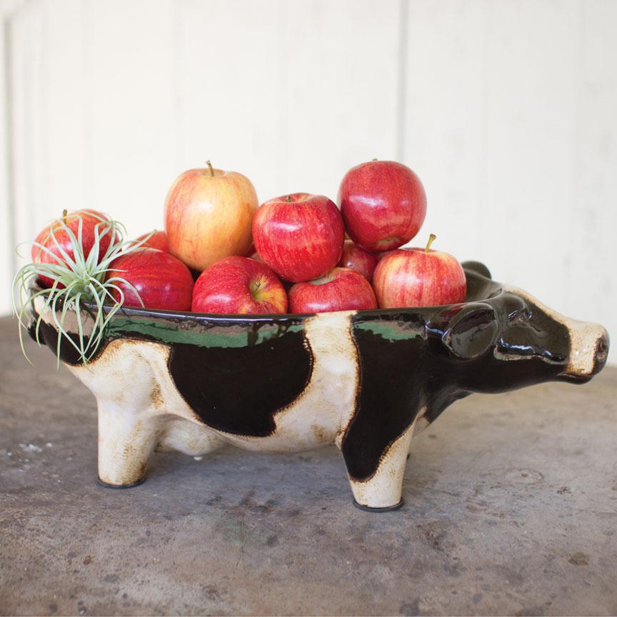 Cow Bowl-Discontinued | Iron Accents