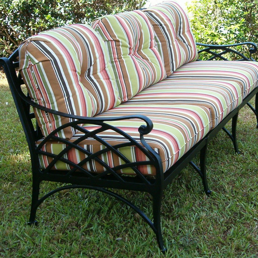 Crossweave Sofa-Iron Accents