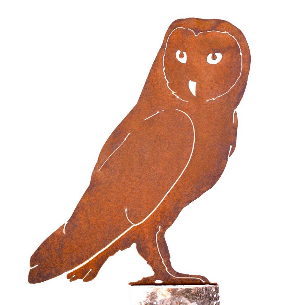 Barn Owl Garden Art
