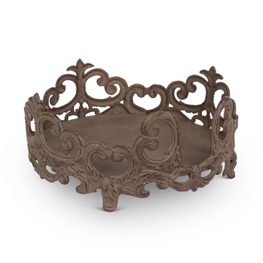 Dinner Plate Holder-Iron Accents