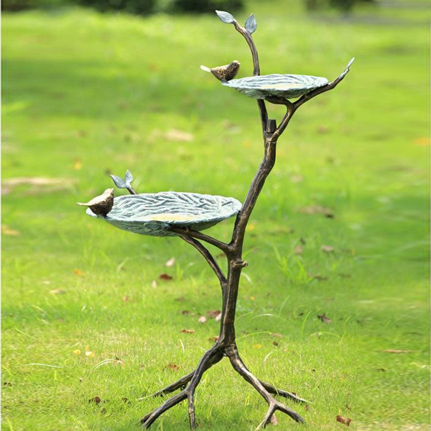 Gossiping Birds Birdfeeder-Iron Accents