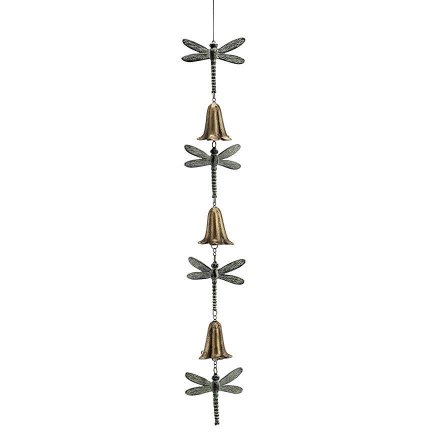 Dragonfly Quartet Wind Bell-Garden | Iron Accents