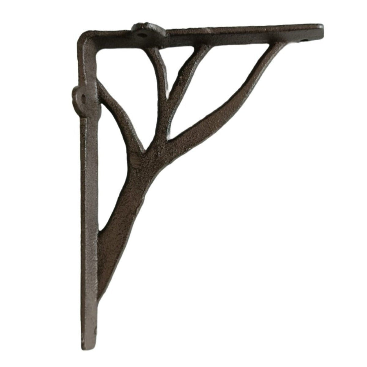PAR of Rustc ron Shelf Brackets Scaffold Antque Vntage 6 HAND PAR of Rustc ron Shelf Brackets Scaffold Antque Vntage 6 HAND