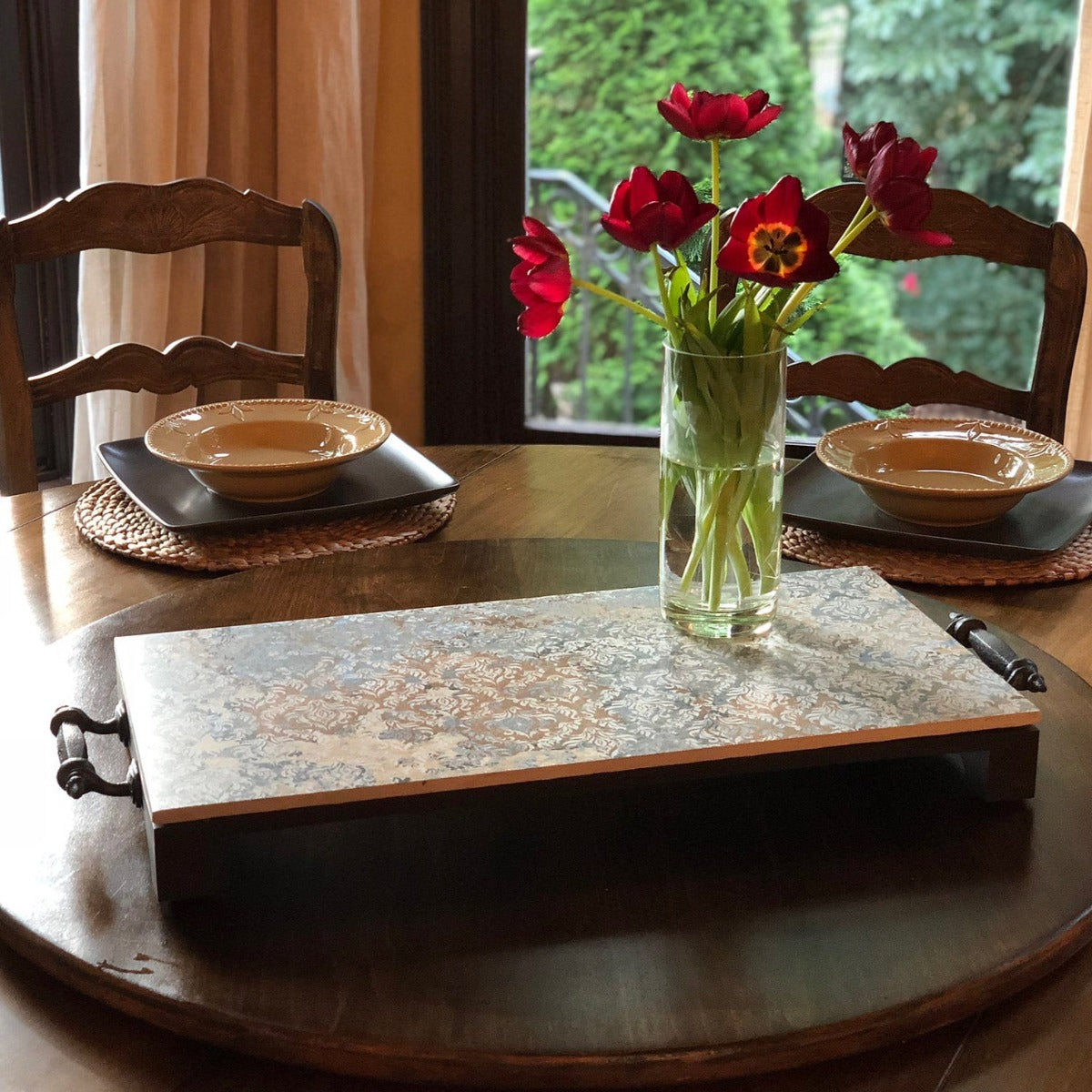 Vintage Serving Tray - Large