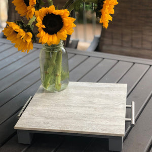 Grey Stone Serving Tray - Small
