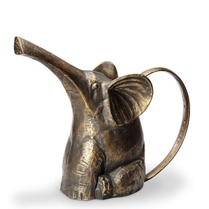 Elephant Watering Can-Iron Accents