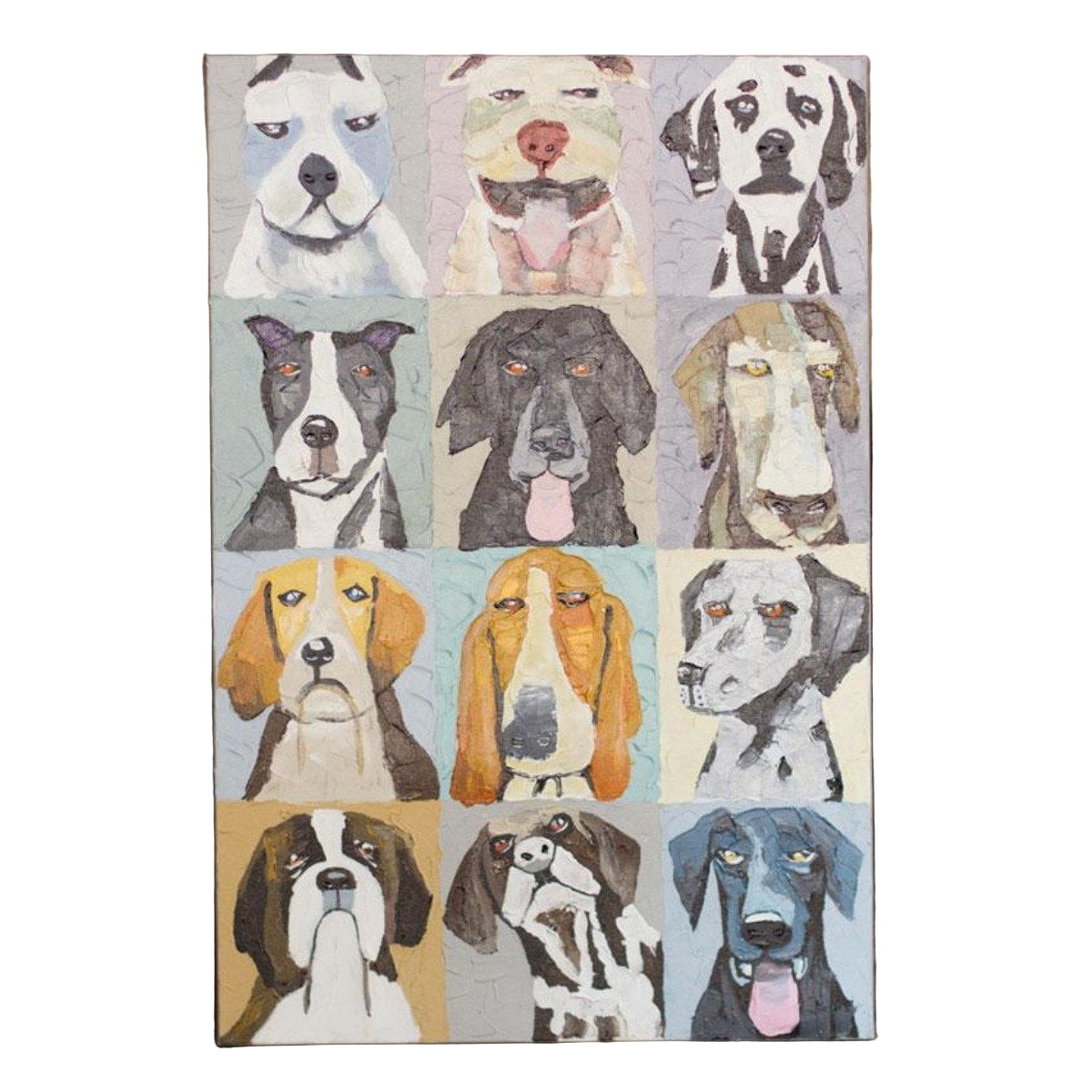 The Loyal Companions – Hand-Painted Oil on Canvas