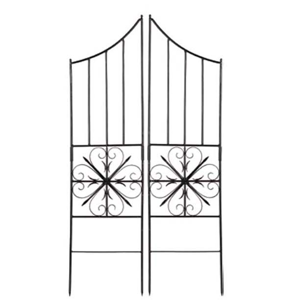 English Garden Trellis Set-Iron Accents