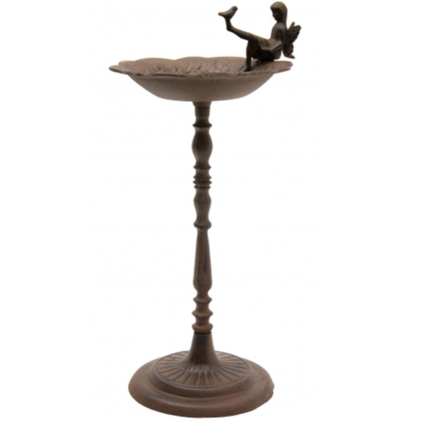 Fairy Bird Bath-Iron Accents