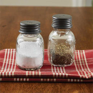 Farm House Salt and Pepper Set-Iron Accents