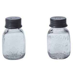 Farm House Salt and Pepper Set-Iron Accents