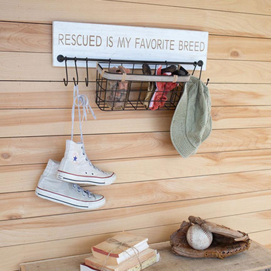 Favorite Breed Pet Stuff Rack-Discontinued | Iron Accents