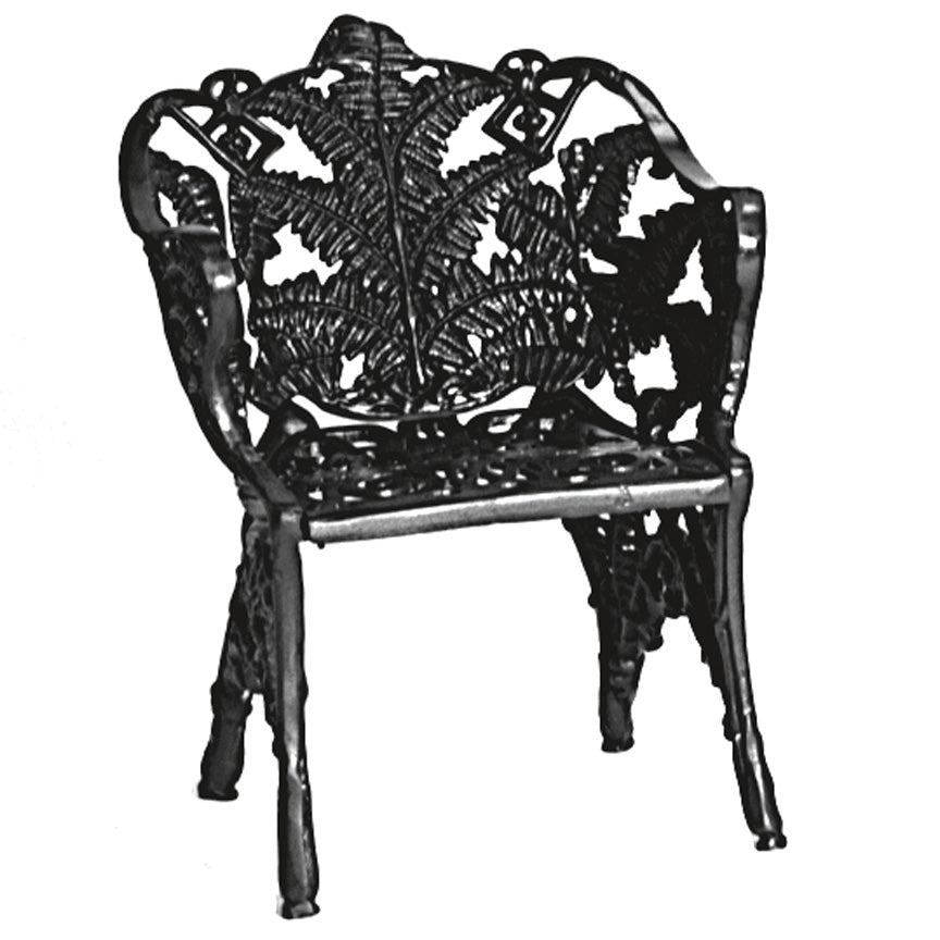 Fern Chair (Set-2)-Iron Accents