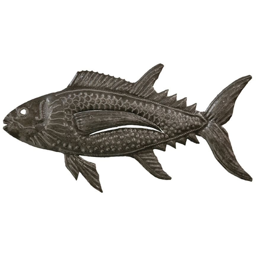 Fish Reclaimed Wall Art-Iron Accents