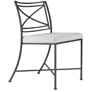 Florentine Dining Chair (Set-2)-Iron Accents