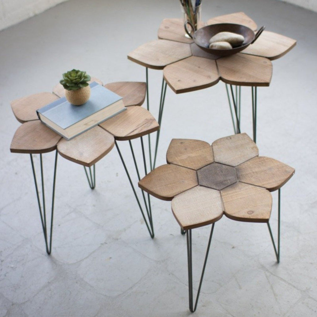 Re:ens｜Steel Flower Side Table flower-side-tables-set-3-