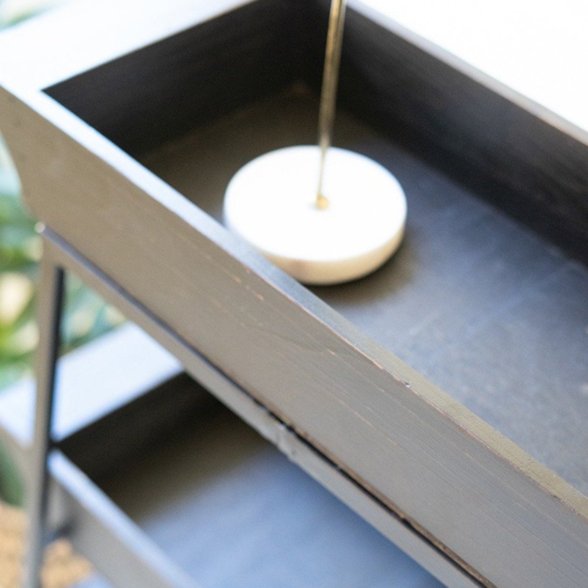 Four Tiered Display Shelf-Furniture | Iron Accents