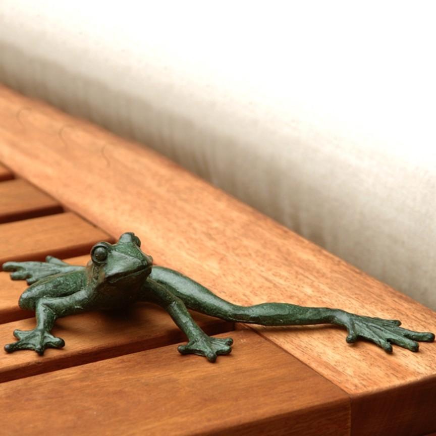 Froggy Longlegs Garden Statue-Garden | Iron Accents