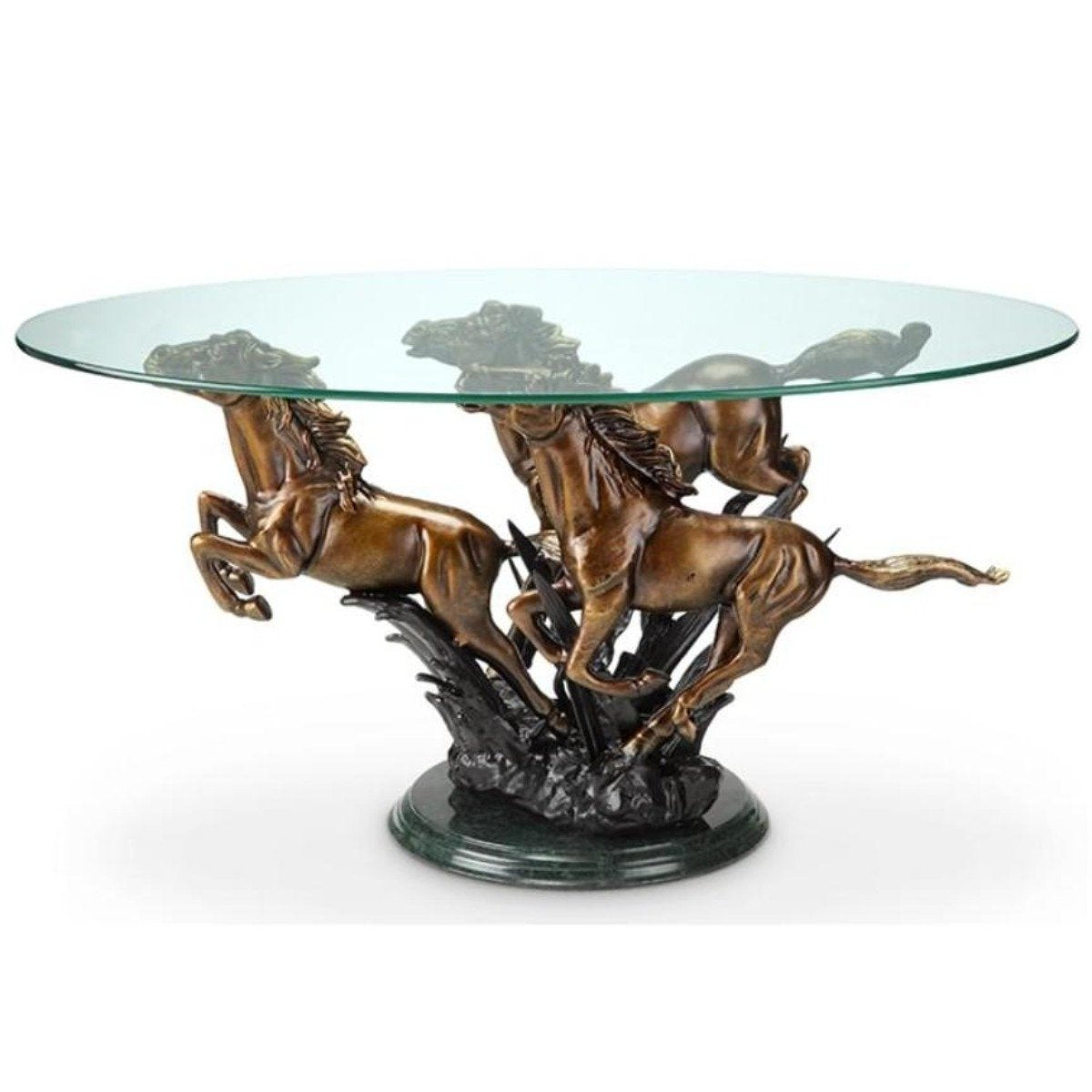 Galloping Horse Coffee Table-Furniture | Iron Accents