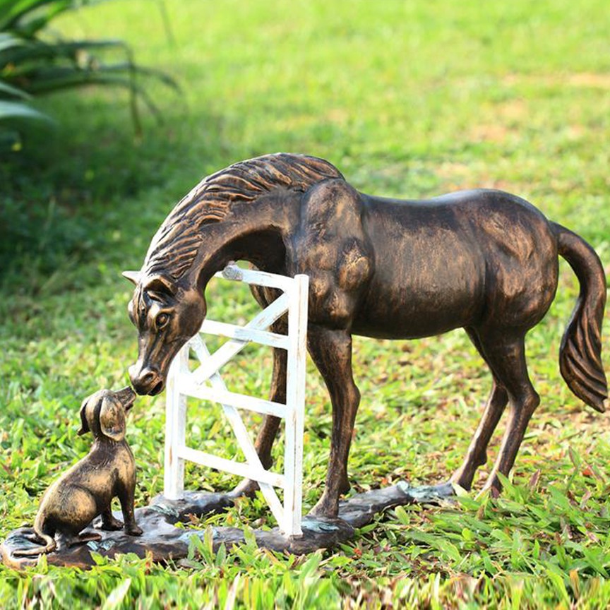 Barnyard PalsGarden Sculpture-Iron Accents