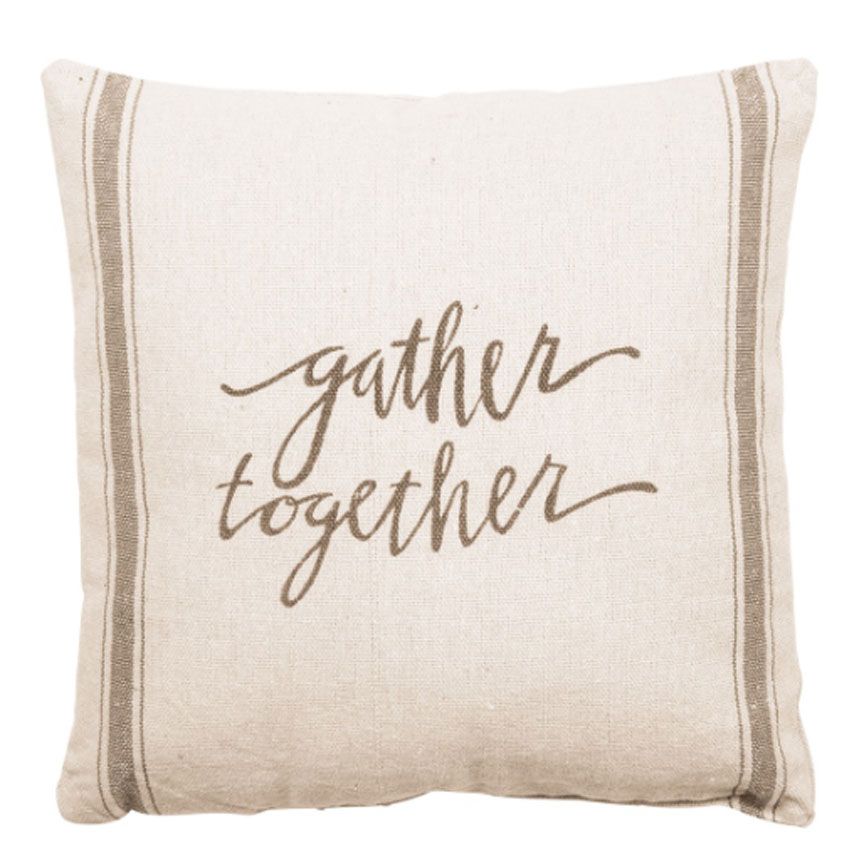 Gather Together Pillow-Iron Accents
