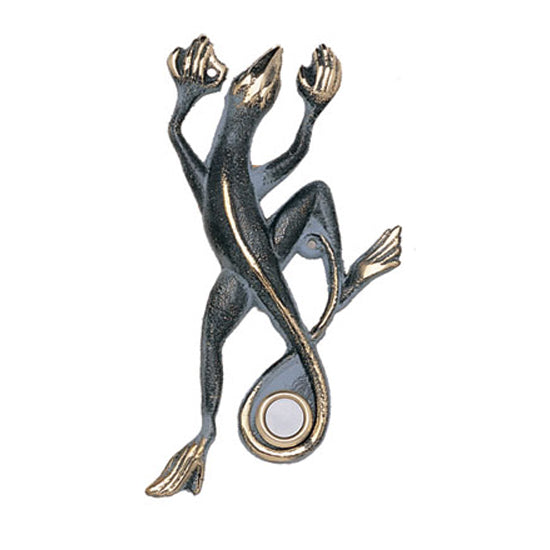 Gecko Doorbell-Iron Accents