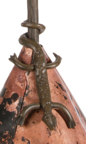 Gecko Pendant Lamp-Iron Accents