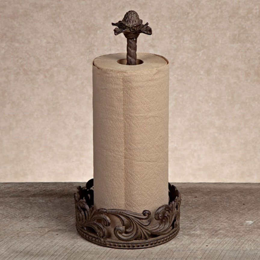 Great Gatherings Cast Iron Red Paper Towel holder