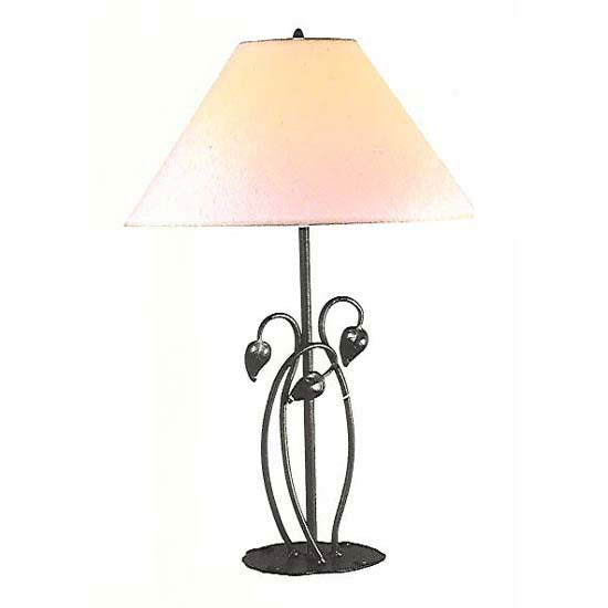 Ginger Leaf Table Lamp-Iron Accents