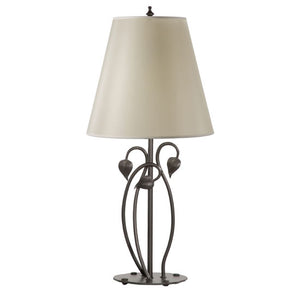 Ginger Leaf Table Lamp-Iron Accents