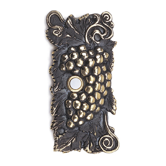 Grape Cluster Doorbell-Iron Accents