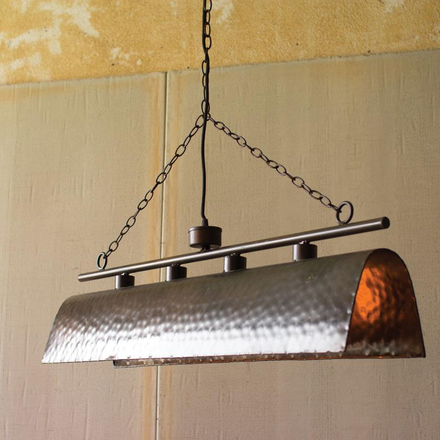 Hammered Metal Pendant-Discontinued | Iron Accents